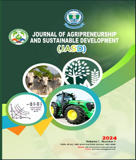 					View Vol. 7 No. 1 (2024): Journal of Agripreneurship and Sustainable Development
				